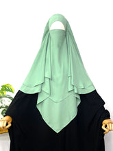 Emerald Two Layers Diamond Khimar