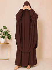 Brown Two Pc Jilbab