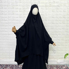 Black Butterfly Two Pc Jilbab Set