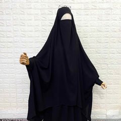 Black Butterfly Two Pc Jilbab Set