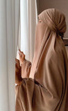 Beige Two Pc Jilbab