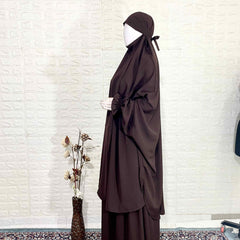 Brown Two Pc Jilbab