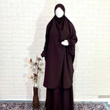 Brown Two Pc Jilbab