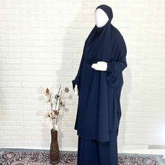 Navy Blue Two Pc Jilbab