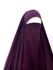 Plum Diamond Khimar