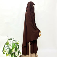 Brown Awrah Khimar