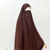 Brown Awrah Khimar