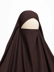 Brown Awrah Khimar