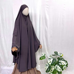 Lavender Awrah Khimar