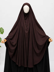 Brown Awrah Khimar