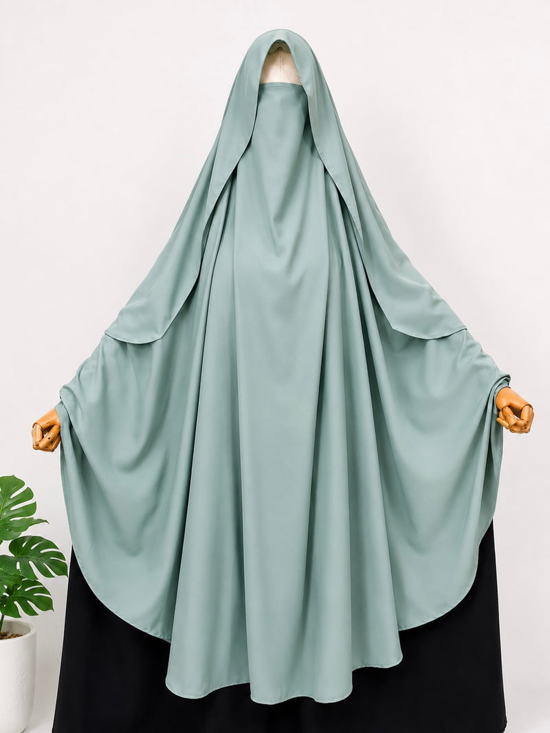 Sapphire Awrah Khimar With Flap