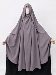 Lavender Awrah Khimar With Flap