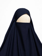 Navy Blue Awrah Khimar
