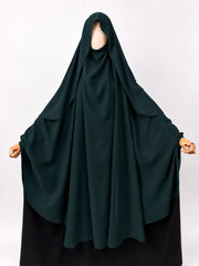 Hunter Green Awrah Khimar With Flap
