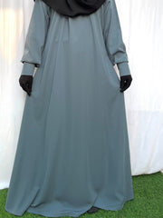 Basic Abaya With Cuff Sleeves