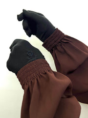 Basic Abaya With Elastic Sleeves