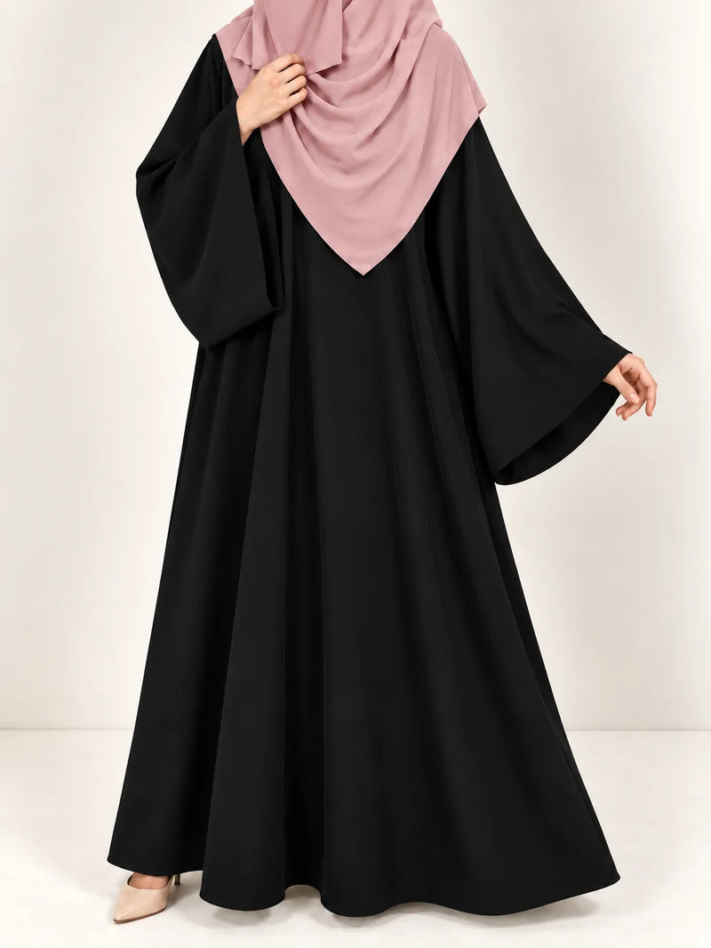 Basic Abaya With Broad Sleeves