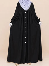Black Princess Frill Abaya