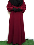 Basic Abaya With Cuff Sleeves