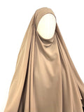 Beige Diamond Khimar