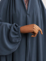 Gray Irani Chadar With Sleeves
