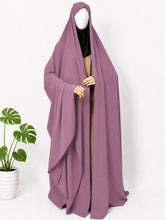 Dusty Mauve Irani Chadar Without Sleeves