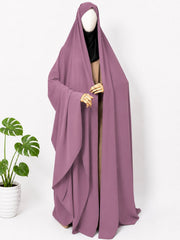 Dusty Mauve Irani Chadar Without Sleeves