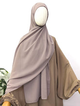 Heavy Chiffon Hijab With Attached Tube Cap