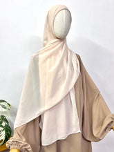 Heavy Chiffon Hijab With Attached Tube Cap