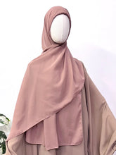 Heavy Chiffon Hijab With Attached Tube Cap