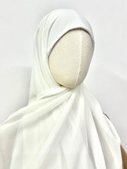 Heavy Chiffon Hijab With Attached Tube Cap
