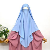 Sky Blue Diamond Khimar