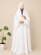 White Irani Chadar With Sleeves