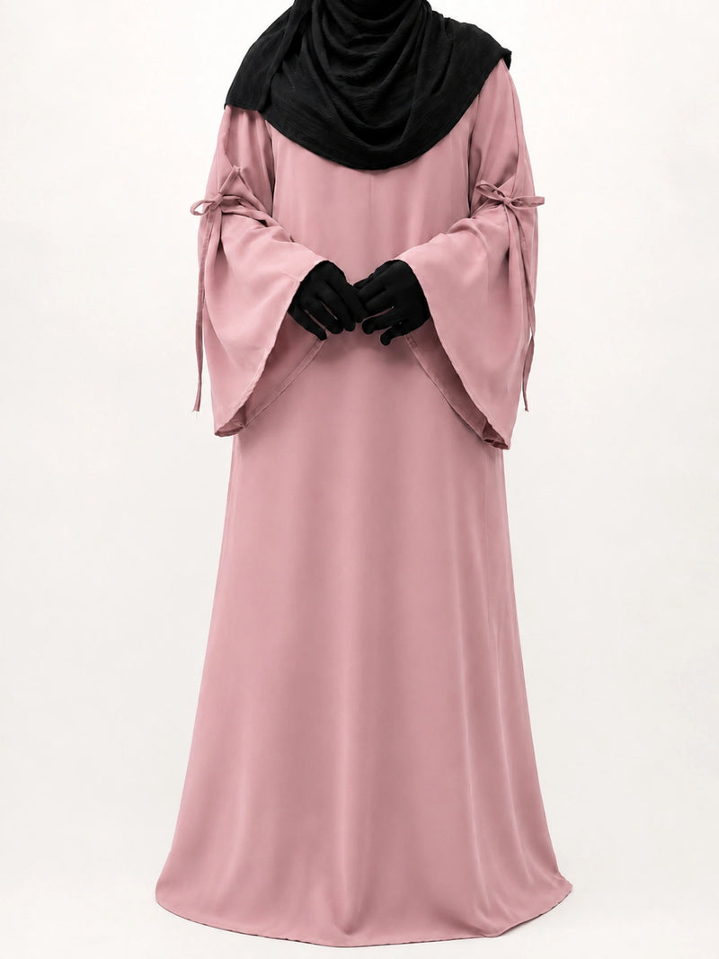 Pastel Pink Laiba Basic Abaya
