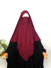 Maroon Diamond Khimar