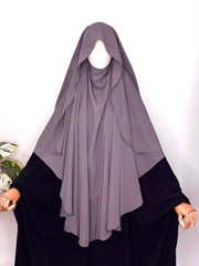 Lavender Flap Round Khimar