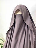 Lavender Flap Diamond Khimar