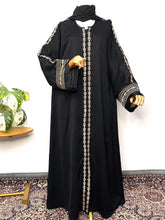 Rehmat Front Open Embroidery Abaya