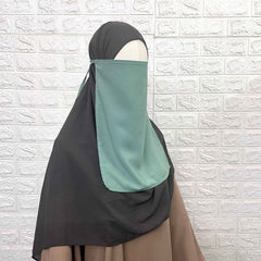 Emerald Half Niqab
