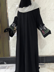 Black Aaisha abaya