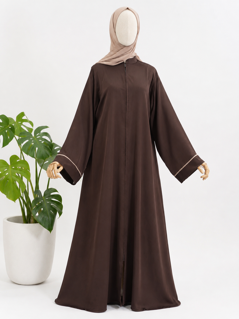 Brown tiktok abaya