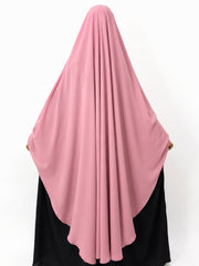 Pastel Pink Awrah Khimar With Flap