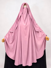 Pastel Pink Awrah Khimar With Flap