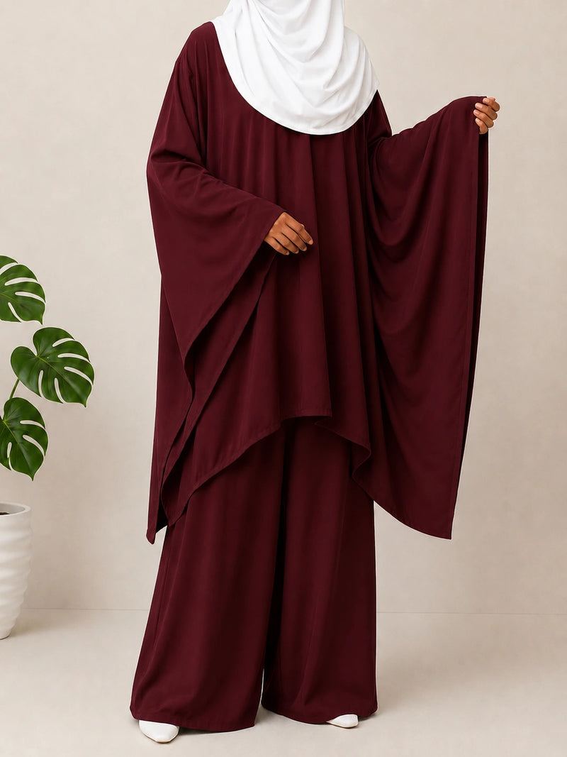 Maroon Aura Co-Ord Set