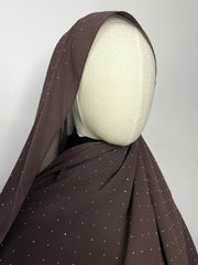 Rhinestones Hijab
