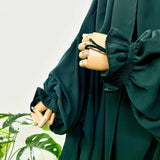 Hunter Green Saudi Jilbab