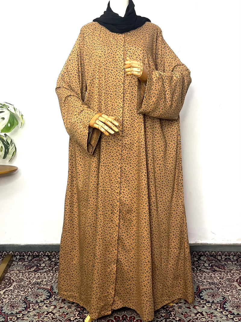 front open abaya