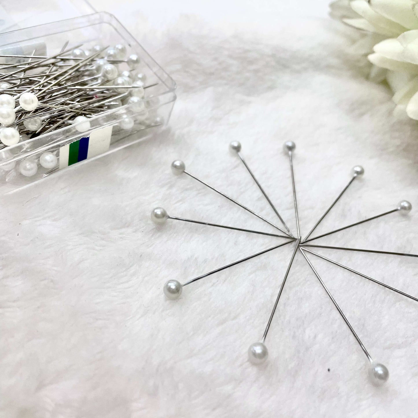 White Hijab Pin Box