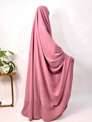 Pastel Pink Irani Chadar Without Sleeves