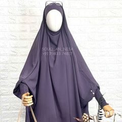 Lavender Two Pc Jilbab With Skirt